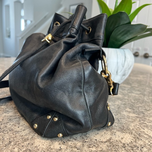 BADGLEY MISCHKA Black Leather Bag - Picture 5 of 16